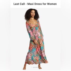 Billabong Last Call Tropical Maxi Dress Sz S 🌴